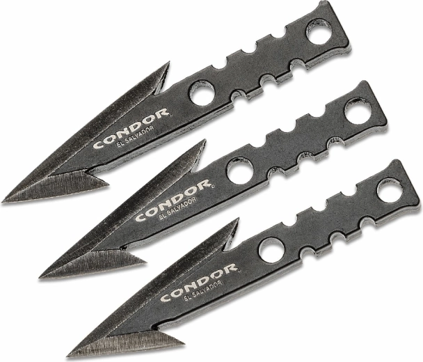 Sæt af fiskespidser med modhager Condor Pocket Pike, 3 stk., nylontaske