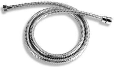 Bruserslange 200 cm, dobbeltlåset, krom