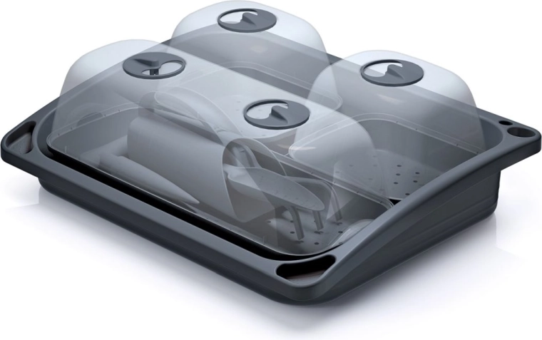 Forspirsæt til planter 14-i-1 Respana Table Top, antracit