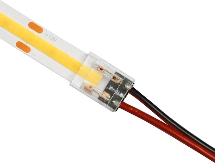 Solight strømtilslutningskonnektor til 8 mm COB LED-strips