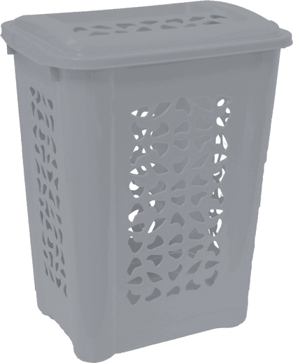 Vasketøjskurv Nordic Grey 60 l