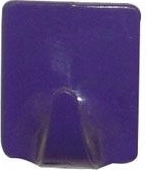 Selvklæbende rektangulære kroge, mix af farver – 80 stk.