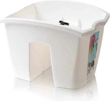 Altankasse til rækværk Crown 24,2 cm – hvid