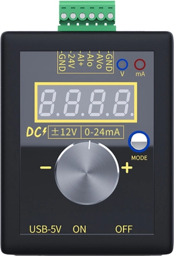 Fnirsi SG-002 multifunktionel generator til spændings- og strømsignaler