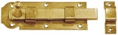Simpel slå 80 × 30 × 3 mm, guldforkromet zink