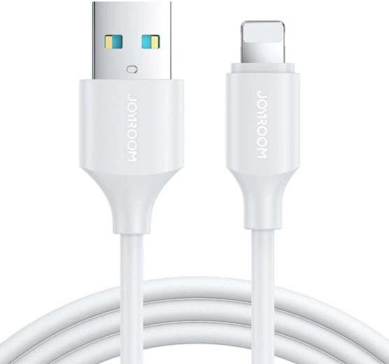 Joyroom USB-A til Lightning-kabel 2 m hvid