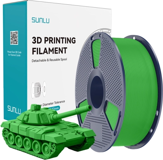 Sunlu PLA+ High‑Speed filament 1,75 mm – grøn