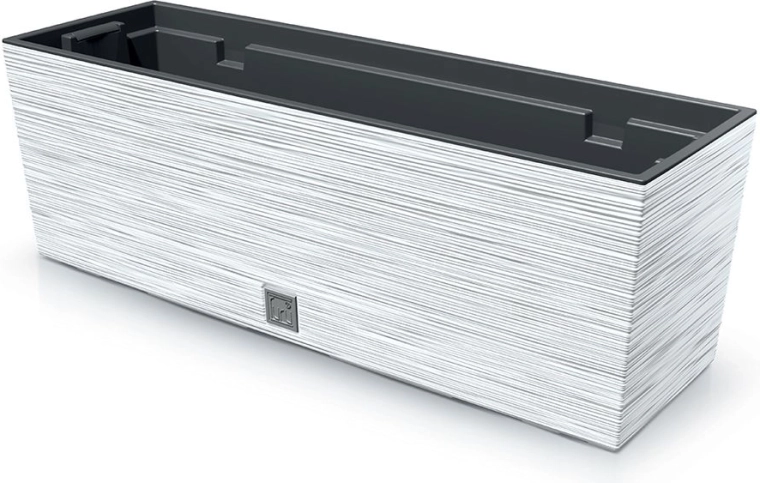 Plast plantekasse FURU CASE 58 cm – hvid