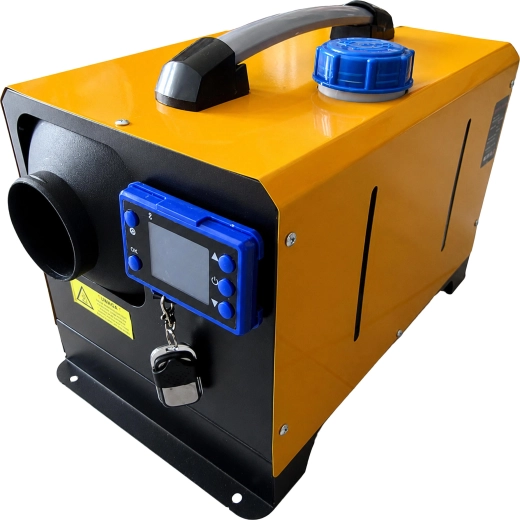Bærbar diesel-varmluftvarmer i Webasto-stil 8 kW 12/24 V med Bluetooth