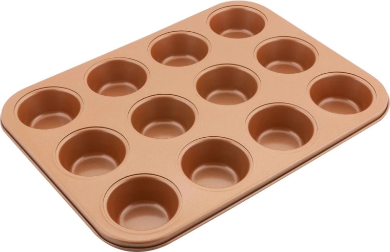 Lamart Copper-muffinform til 12 muffins