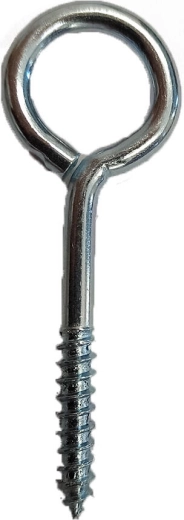 Lukket øje med gevind 16 × 8 × 2,5 mm, galvaniseret (400 stk)
