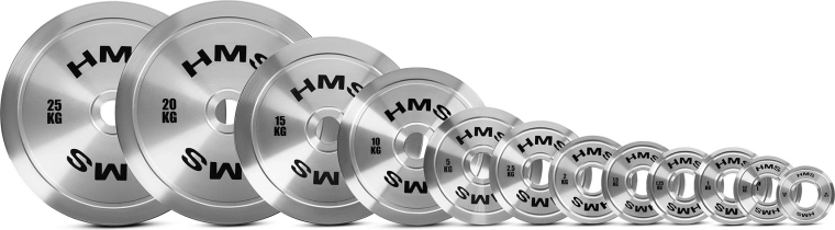 HMS olympisk stålvægtskive 0,5 kg