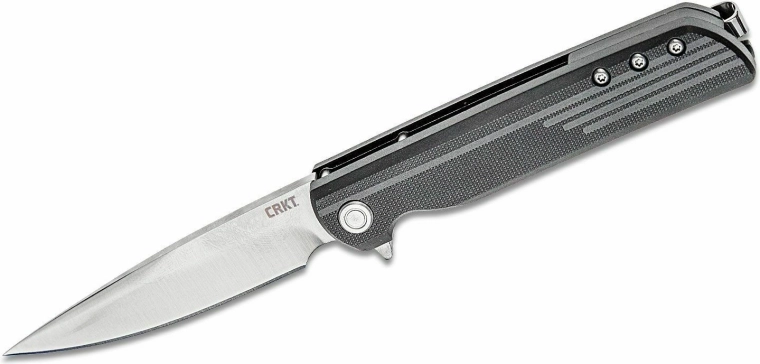 CRKT LCK+ Black foldekniv med assisteret åbning 8,4 cm