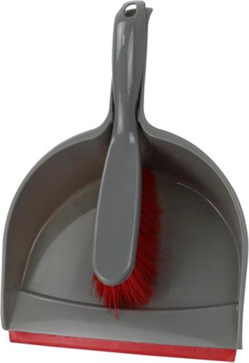 Fejekost og fejebakke TORO grå