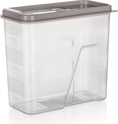 Beholder til tørvarer 1,5 l med dosering LATTE