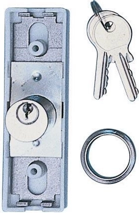 Møbelstanglås 702A uden stænger, højre/venstre, 1 nøgle
