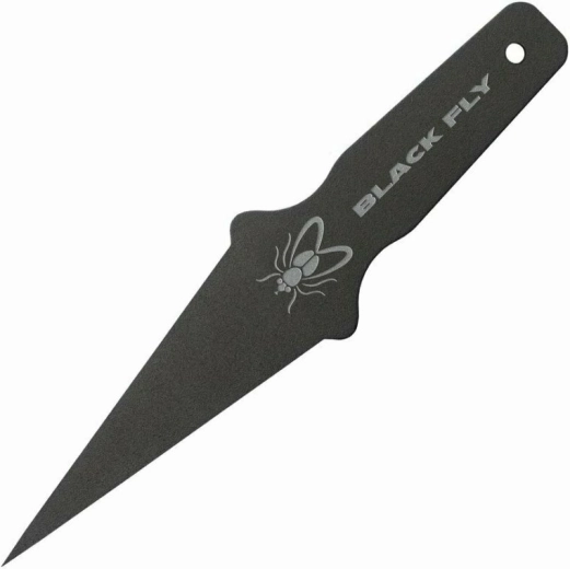 Lille kastekniv Cold Steel Black Fly, kulstofstål, sort