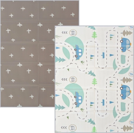 Nanna vendbar foldbar legeomåtte 200 × 150 cm – vej