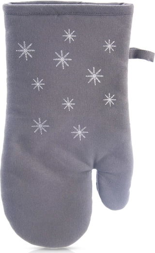 Bomuldsgrydelap med magnet, grå, 32 cm