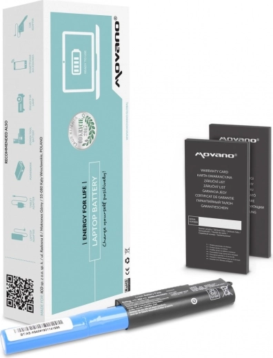 Movano-batteri A31N1519 til Asus R540L / A540 / F540 / X540 bærbare – 2200 mAh (24 Wh)