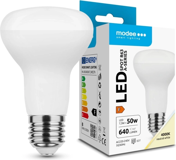 Modee LED-spotpære R63 E27 7,3 W 640 lm neutral hvid