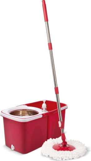 Lamart Clean roterende mop med foldbar spand 10 l