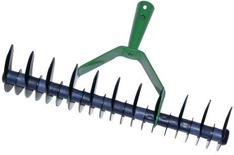 Dobbeltsidet plænelufter 36 × 13 cm uden skaft