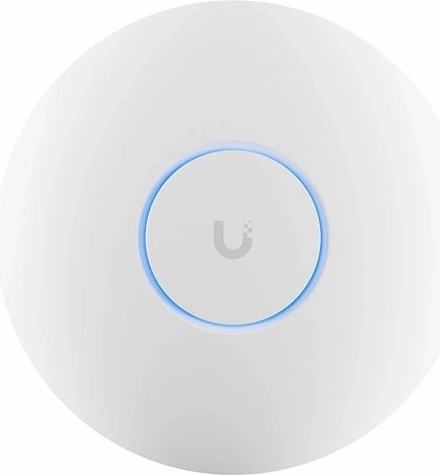 Loftmonteret Wi‑Fi 7 access point Ubiquiti U7 Pro Max med 6 GHz og spektralscanning