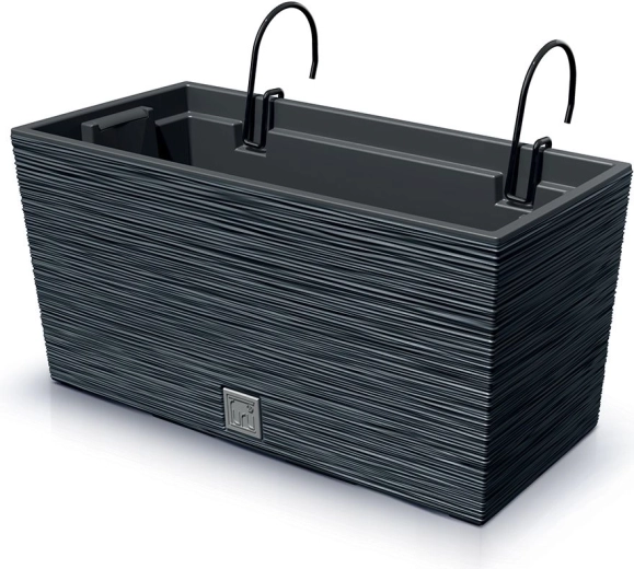 Hængende altankasse Furu Case 39,5 cm antracit