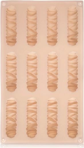 Silikoneform til småkager og praliner, beige 29 × 17 × 1,8 cm