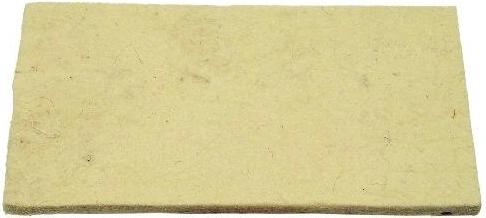 Erstatningshvid filt 250 × 130 × 10 mm