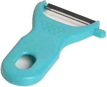 Y-formet skræller med 5 cm rustfri klinge, plastgreb, mix farver