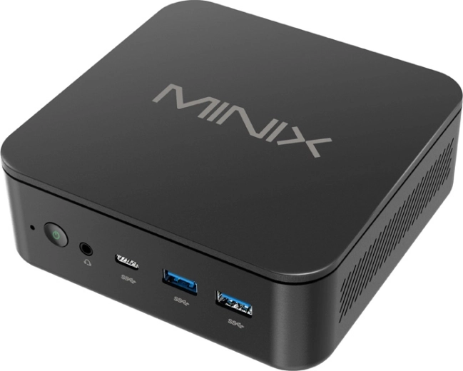 Mini PC Minix NR660 med Ryzen 5 6600H‑processor, 16 GB RAM og 512GB SSD