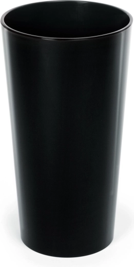 Urtepotteskjuler Lilia 14 cm med indsats – sort højglans