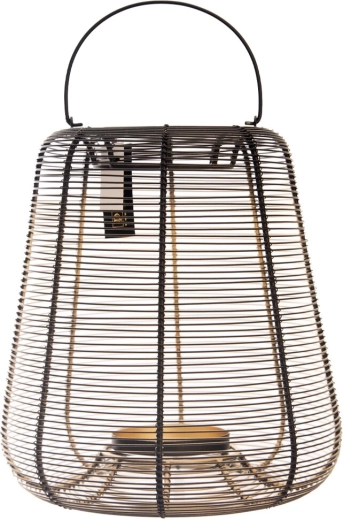 Metalstage sort-guld 27 cm