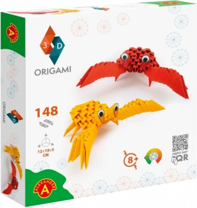 Origami 3D Krabber kreativt sæt