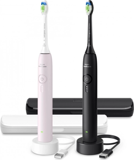 Sonic tandbørste PHILIPS Sonicare serie 3100 HX4072/42 – dobbeltpakke