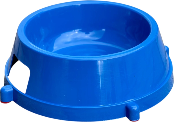 lille plastskål til hunde og katte med skridsikker bund