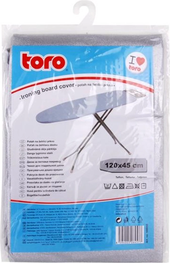 Betræk til strygebræt Toro med non-stick teflonoverflade 45 × 120 cm
