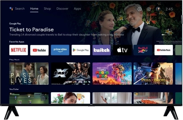 TCL 32" QLED TV med Google TV og HDR10