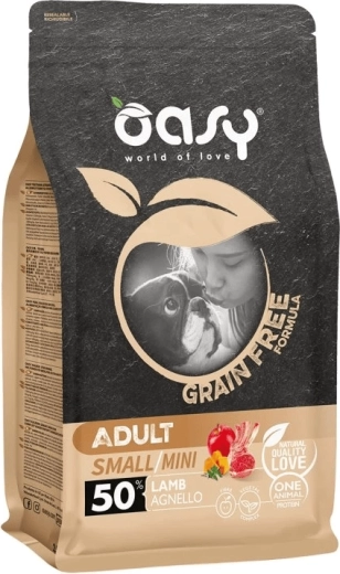 Oasy Grain Free Adult Small/Mini lam 2,5 kg