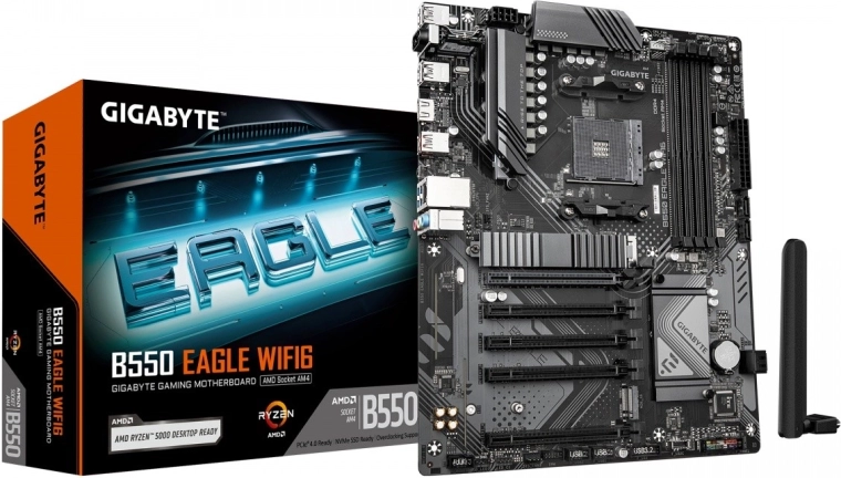 Gigabyte B550 Eagle WiFi 6 bundkort til AMD AM4