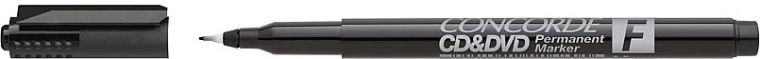 Permanent marker CONCORDE til CD og DVD, sort