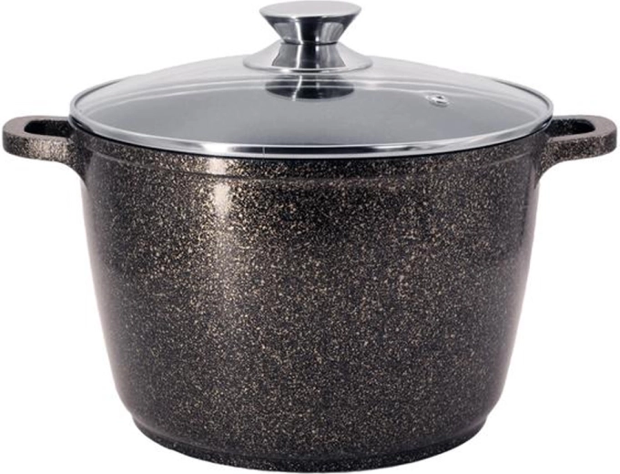 Gryde med låg Kitchisimo 28 × 20 cm aluminium med keramisk belægning