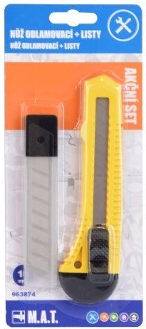 Afbrydningskniv 18 mm med sæt af 10 blade – kampagnesæt