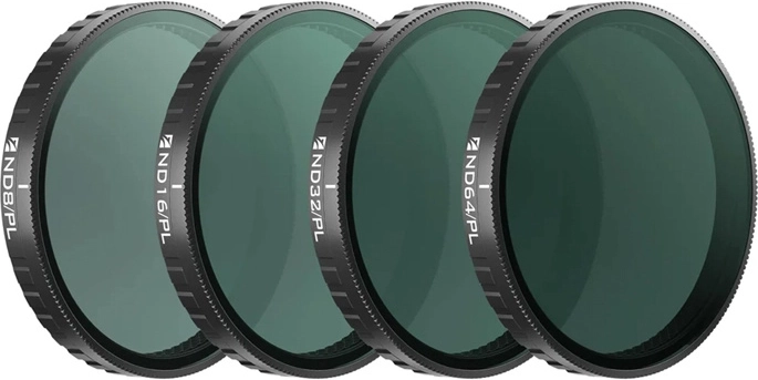 Freewell Bright Day filter­sæt til DJI Osmo Action 6 – 4 stk.