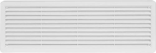 Dørventilationsrist 400 × 130 mm, hvid, 2 stk.
