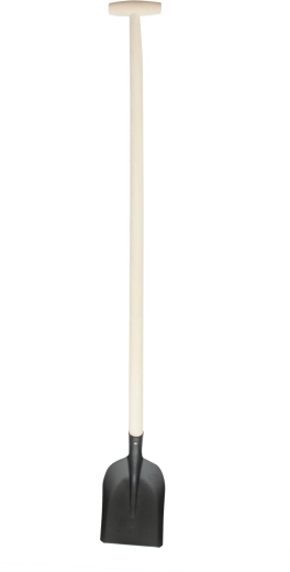 drænspade med T-skaft 120 cm, sort