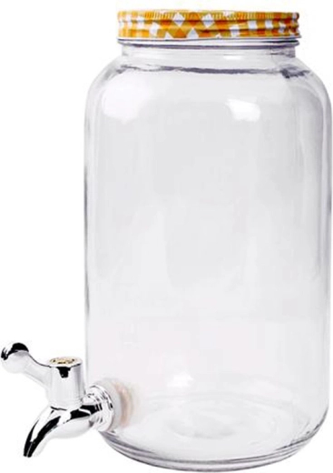 Glasdrikkedispenser med hane TORO 3 l