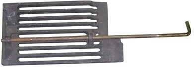 Drejetrist i støbejern med trækstang til komfur FIKO 3U80